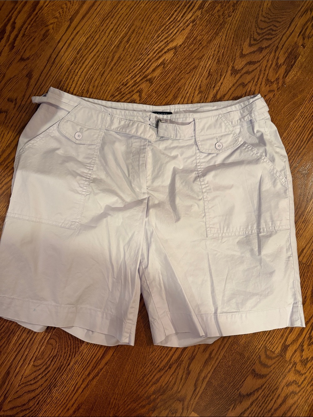Talbots Wheat Bermuda Shorts with Patch Pockets
